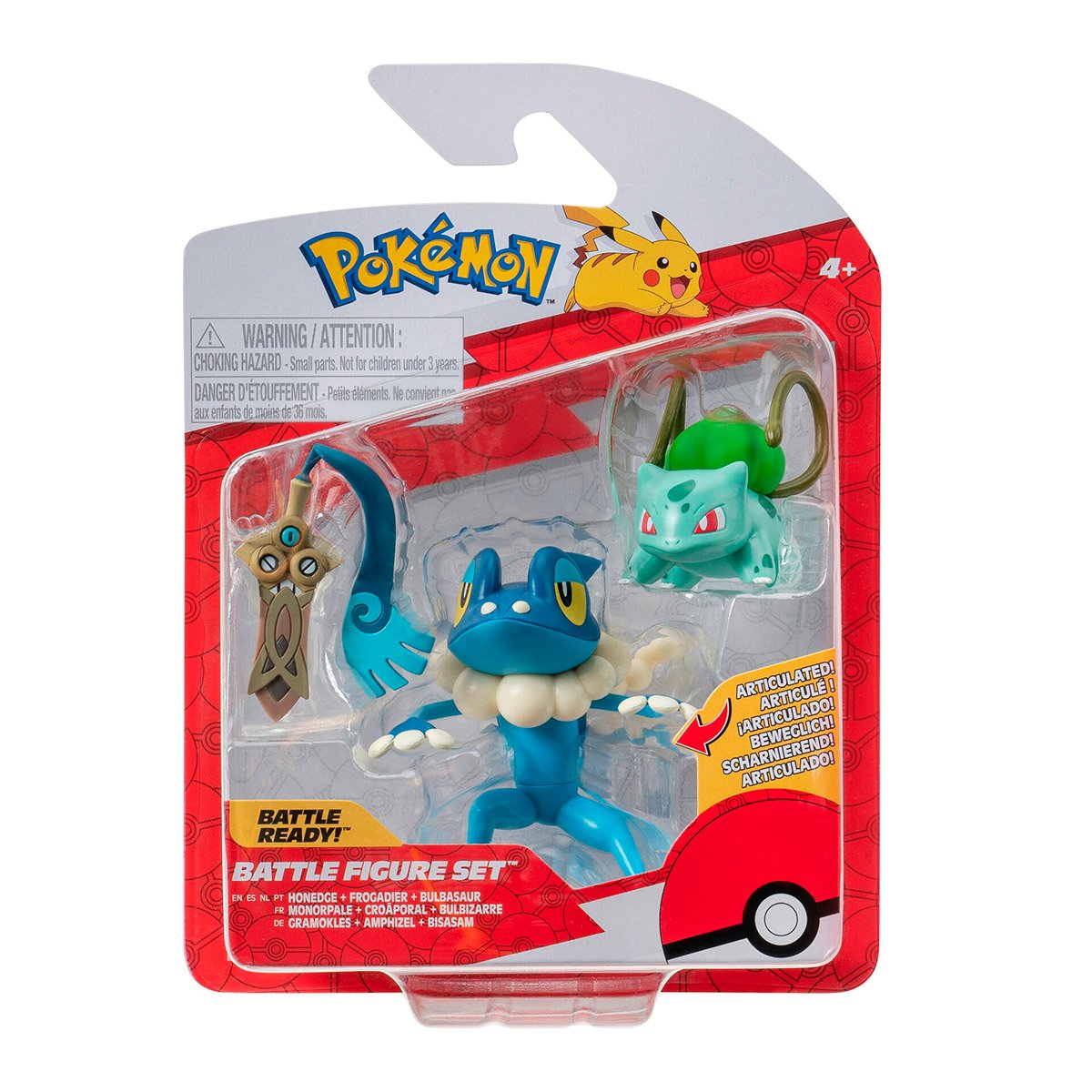 Zestaw figurek do gier Honage, Bulbasaur, Frogadyr W19 Pokemon PKW3599 - obrazek 2