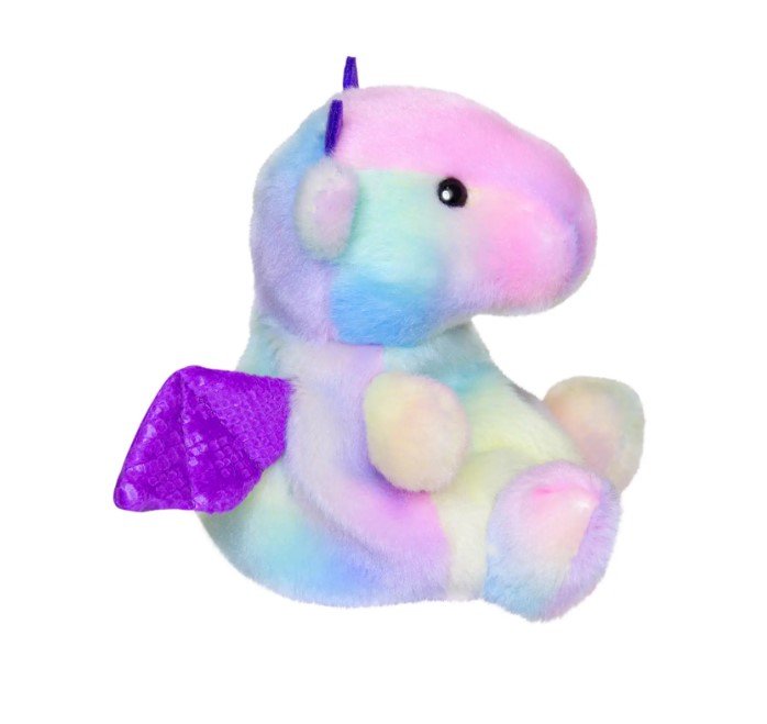 Pluszowa zabawka Aurora Palm Pals Rainbow Dragon 15 cm 220688D - obrazek 3