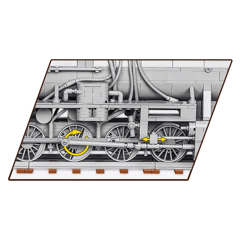 Lokomotywa Constructor COBI Kriegslokomotive Class 52 skala 1:35, 2476 części - obrazek 9
