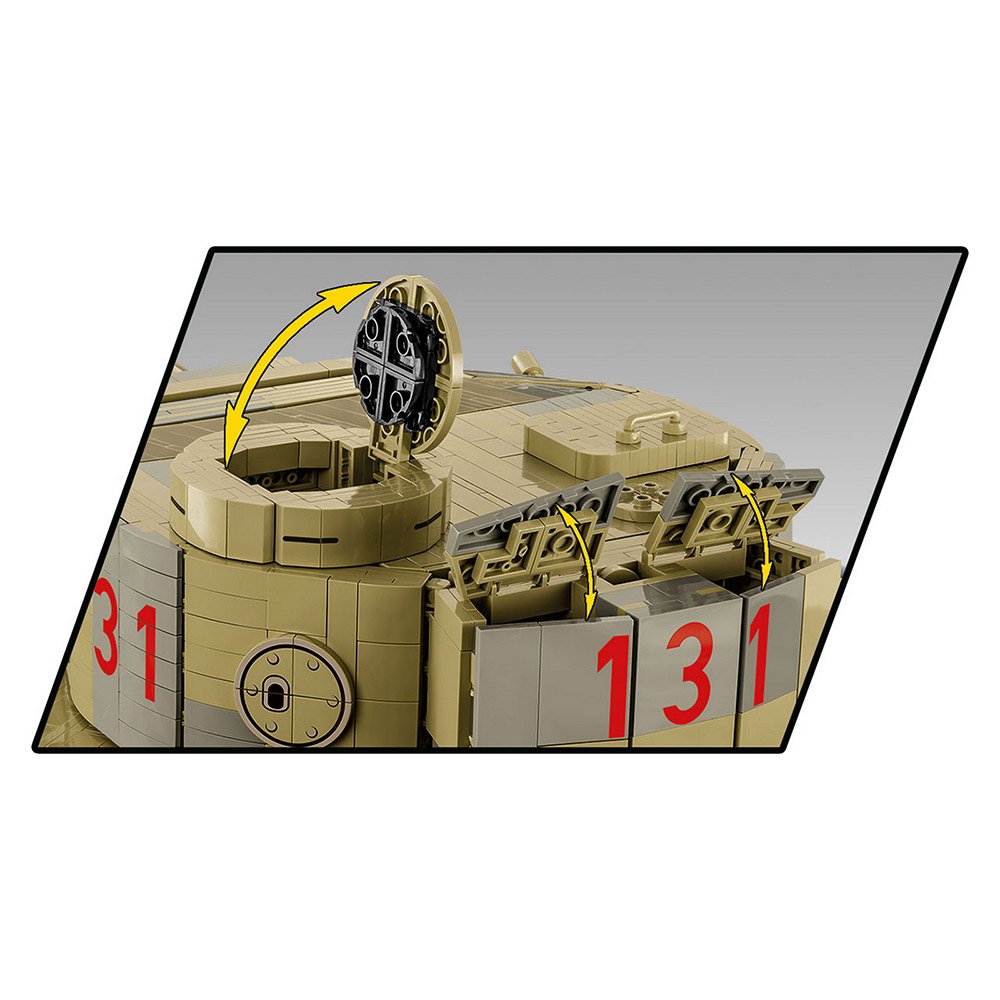 Konstruktor COBI PZKPFW VI Tiger 131 skala 1:12, 8000 części - obrazek 14