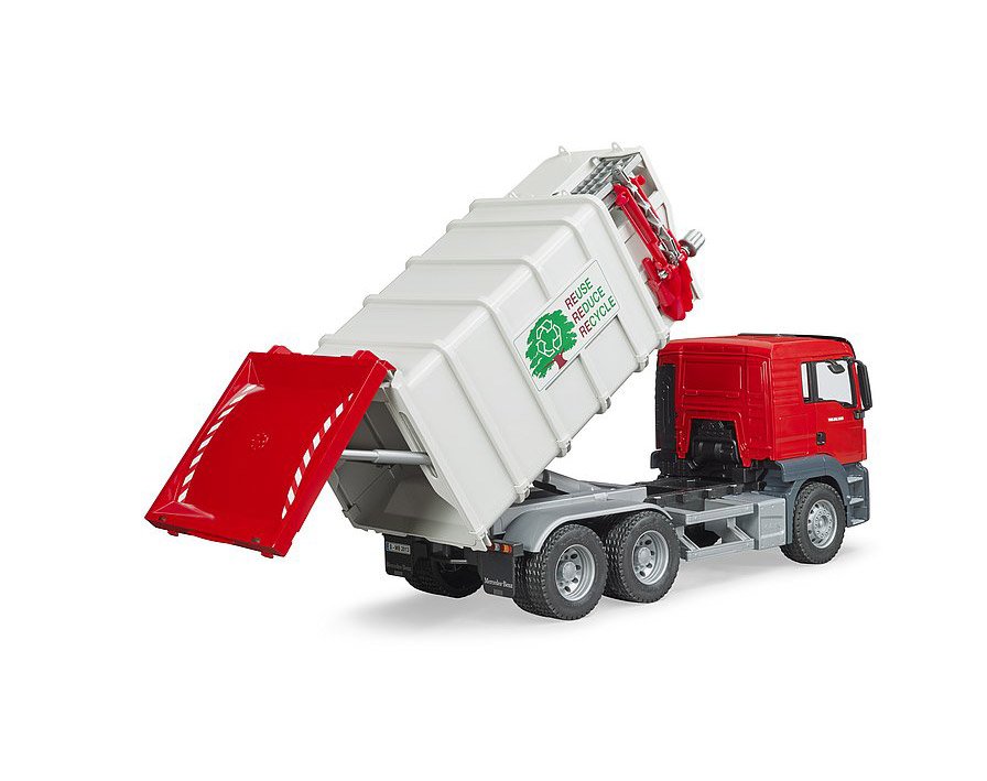 Śmieciarka MAN TGS Bruder 03761 - obrazek 3
