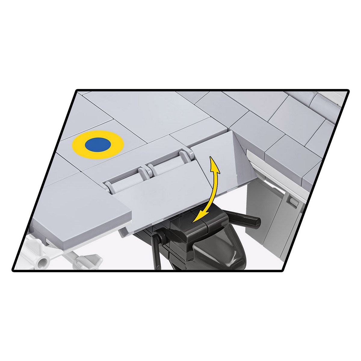 Samolot konstruktorski F-16C Fighting Falcon UA 500 części Cobi COBI-5893 - obrazek 9