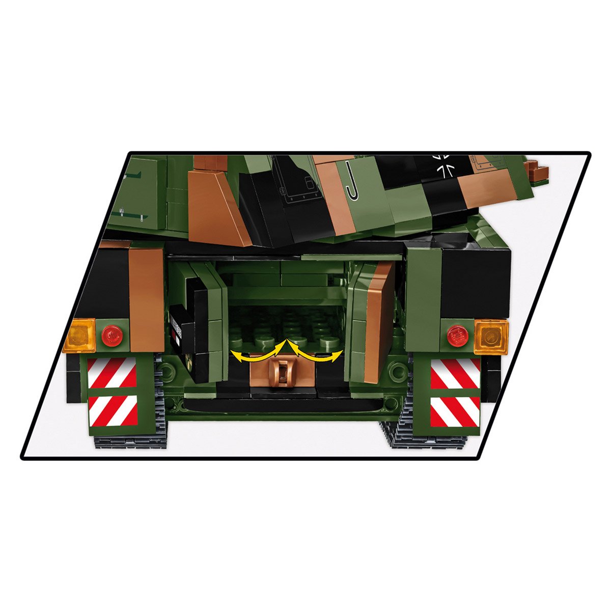 Projektant działa samobieżnego PzH 2000 1006 części Cobi COBI-2628 - obrazek 6