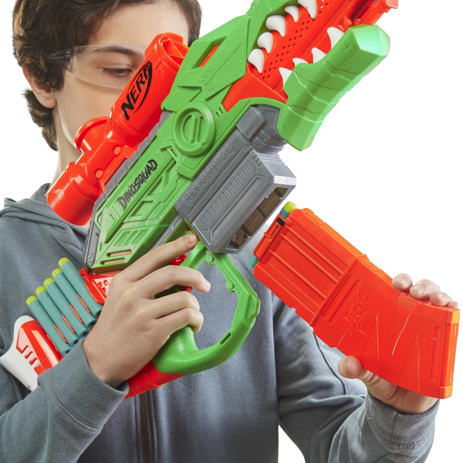 Blaster Rex Rampage Nerf Hasbro F0807 - obrazek 6
