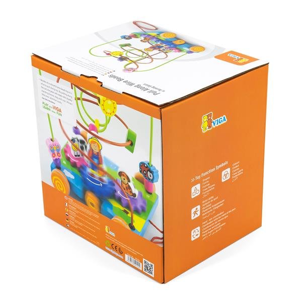 Drewniane koło labiryntu Viga Toys Gears 50120 - obrazek 3