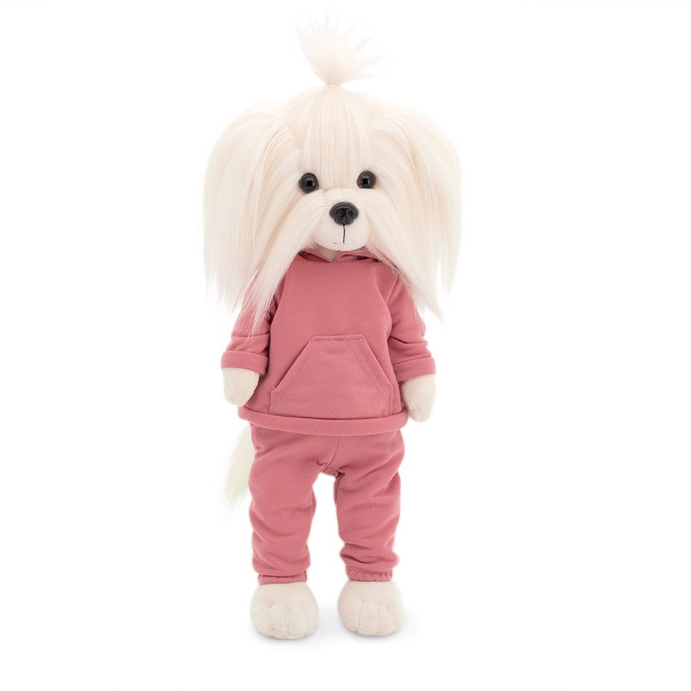 Pluszowa zabawka 37 cm Lucky Mimi Lody truskawkowe z ramką POMARAŃCZOWY Lucky Dog LD4/084 - obrazek 3