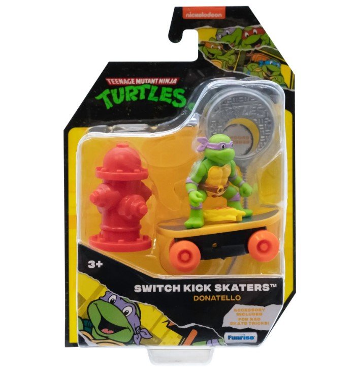 Wojownicze Żółwie Ninja Klasyczny skater TMNT z wyrzutnią Donatello 71042 - obrazek 4