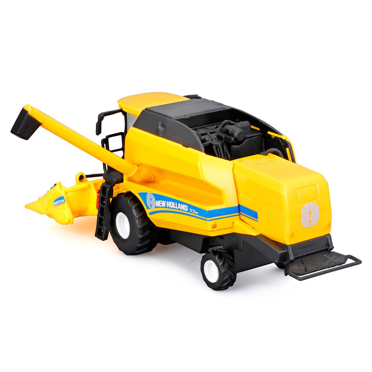 Model samochodu Kombajn zbożowy z hederem do kukurydzy New Holland TC5.90 Bburago 18-31722 - obrazek 8