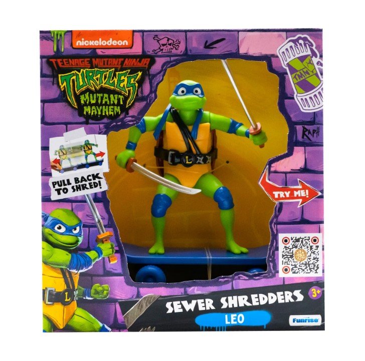Wojownicze Żółwie Ninja Klasyczne Mistrzowie Sztuk Walki TMNT Leonardo gwiazda filmowa 2023 71059 - obrazek 4