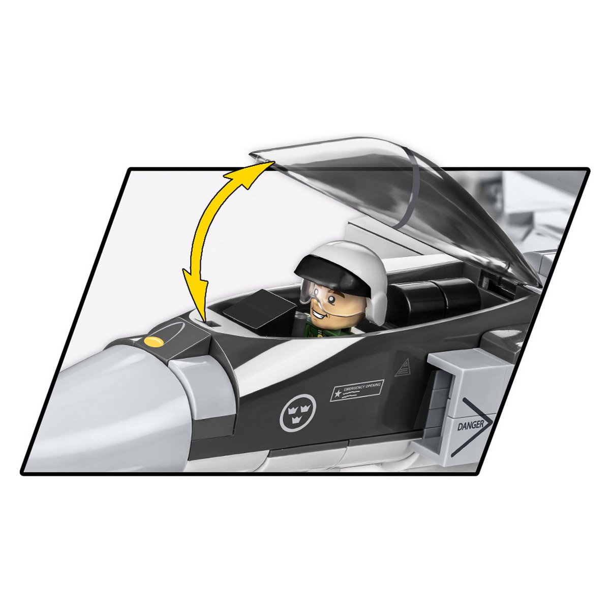 Konstruktor Samolot SAAB JAS 39 Gripen E 480 części Cobi COBI-5820 - obrazek 9