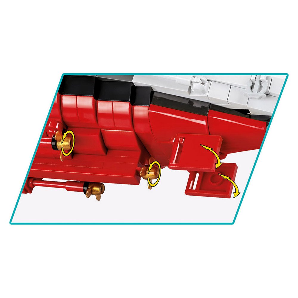 Zestaw konstrukcyjny COBI Pancernik Tirpitz, skala 1:300, 2810 części - obrazek 8