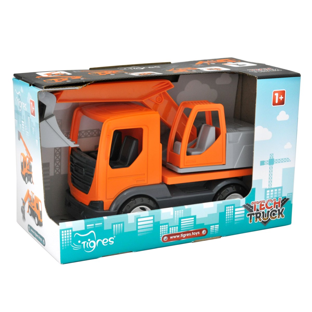 Wózek widłowy Auto „Tech Truck” w pudełku
