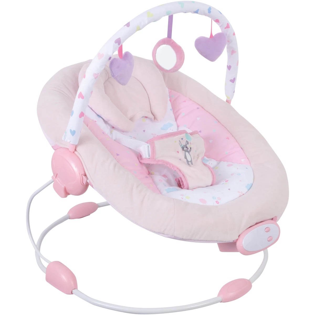 Fotelik bujany dla dziecka FreeON Restn Play Pink