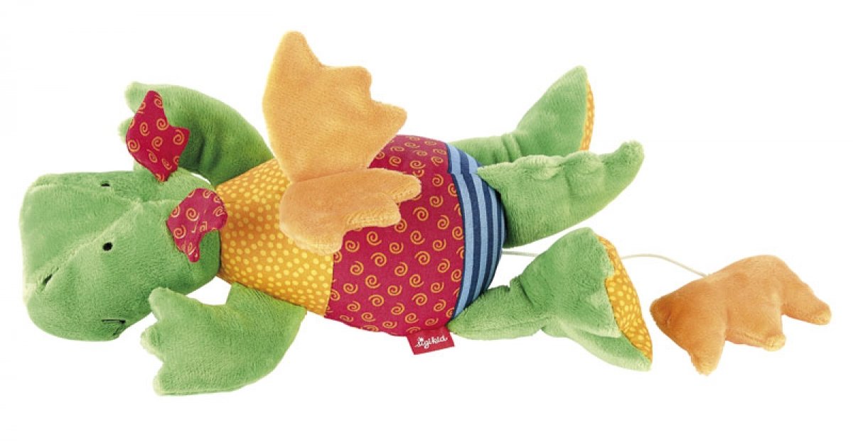 Miękka zabawka muzyczna Sigikid Dragon 18 cm 40064SK