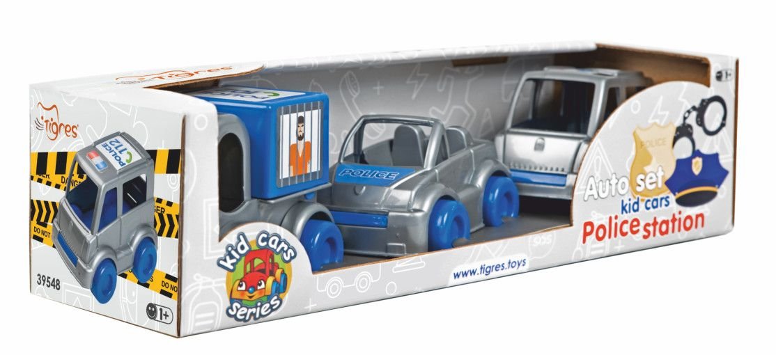 Zestaw samochodów policyjnych „Kid cars”