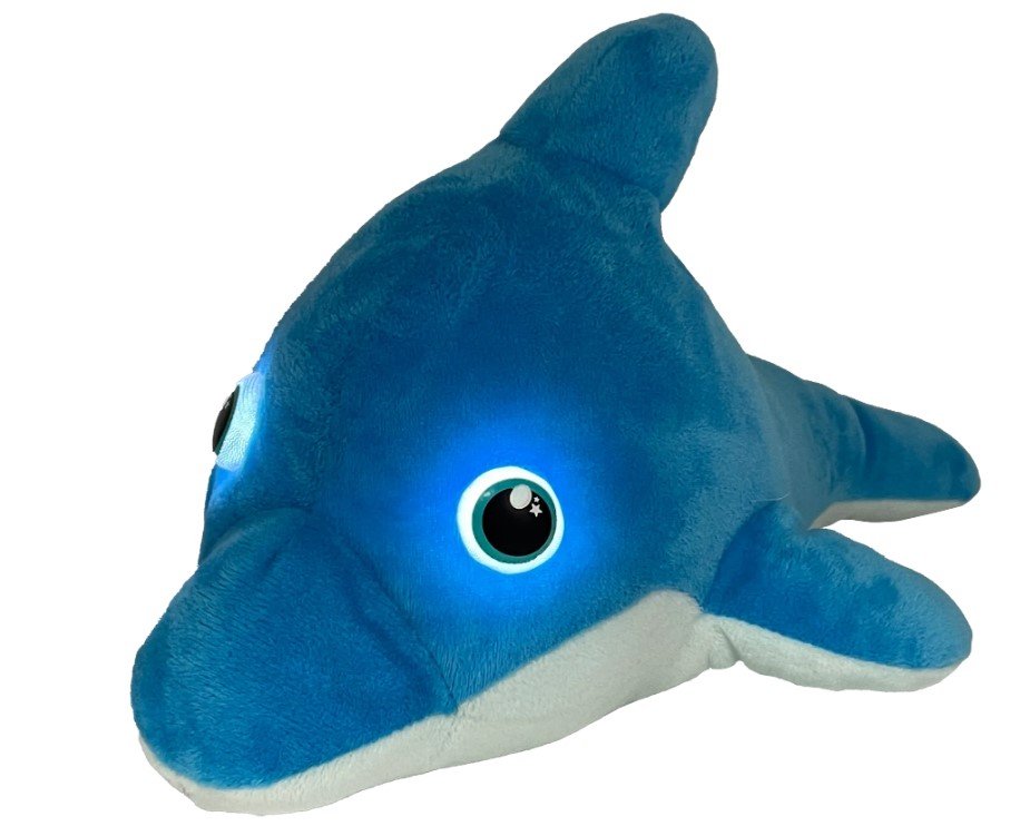 Pluszowa zabawka Beverly Hills Night Buddies Baby Dolphin 13 cm 1003-BB-5024 - obrazek 2