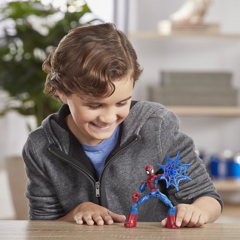 Zginaj i giętki Spiderman Spider-Man Hasbro E7686 elastyczna figurka - obrazek 5