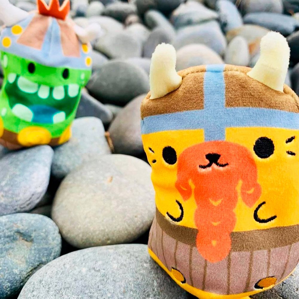 Miękka zabawka 2 w 1 Kot i ogórek Wikingowie 15 cm Koty kontra Ogórki CVP2200-1 - obrazek 6