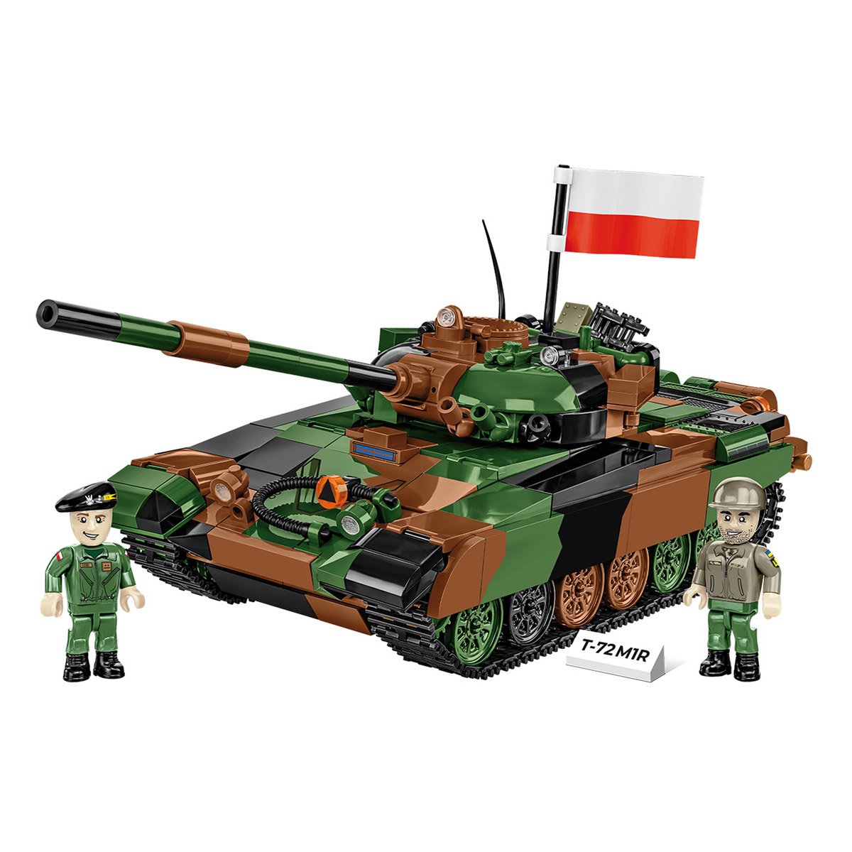 Konstruktor Czołg T-72 M1R UA/PL 724 części Cobi COBI-2624 - obrazek 3