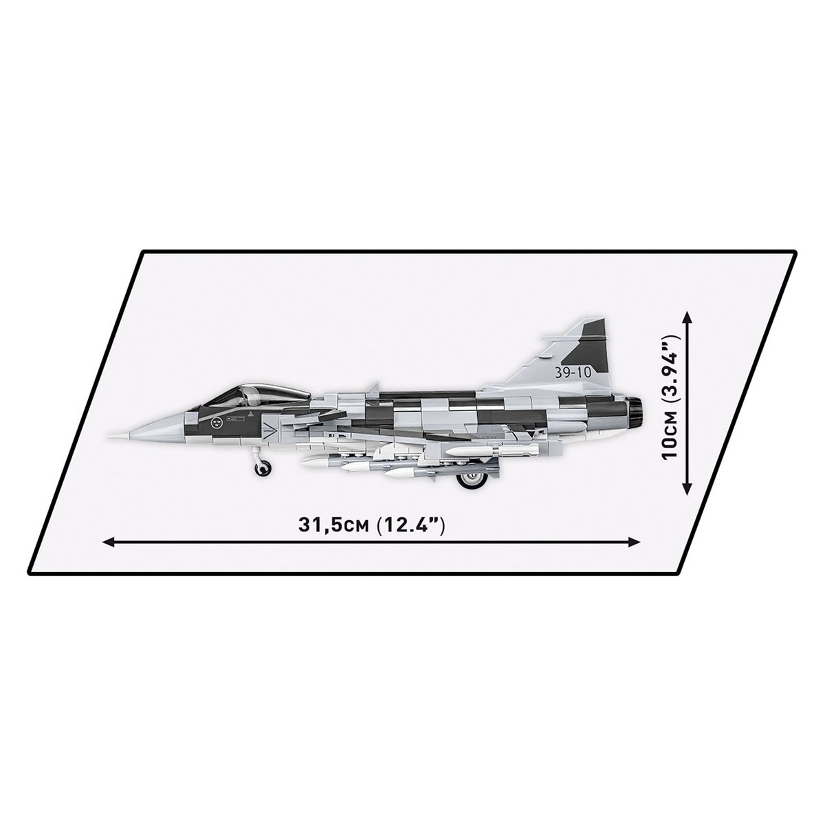 Konstruktor Samolot SAAB JAS 39 Gripen E 480 części Cobi COBI-5820 - obrazek 10