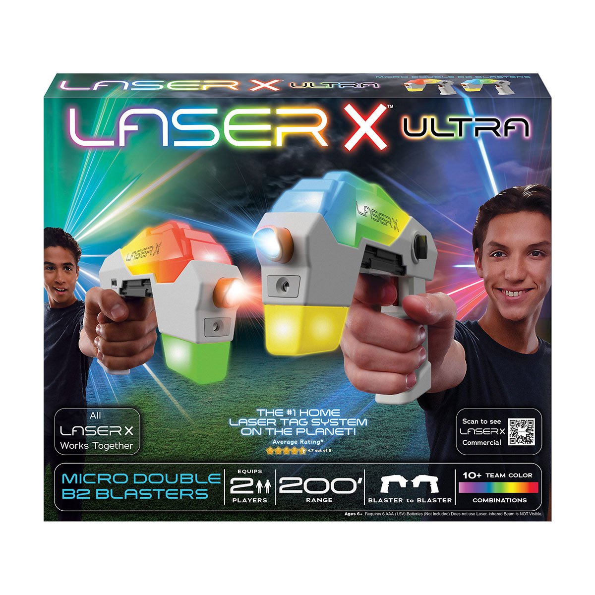 Zestaw do gry laserowej Ultra Micro Laser X 87551 dla dwóch graczy - obrazek 4