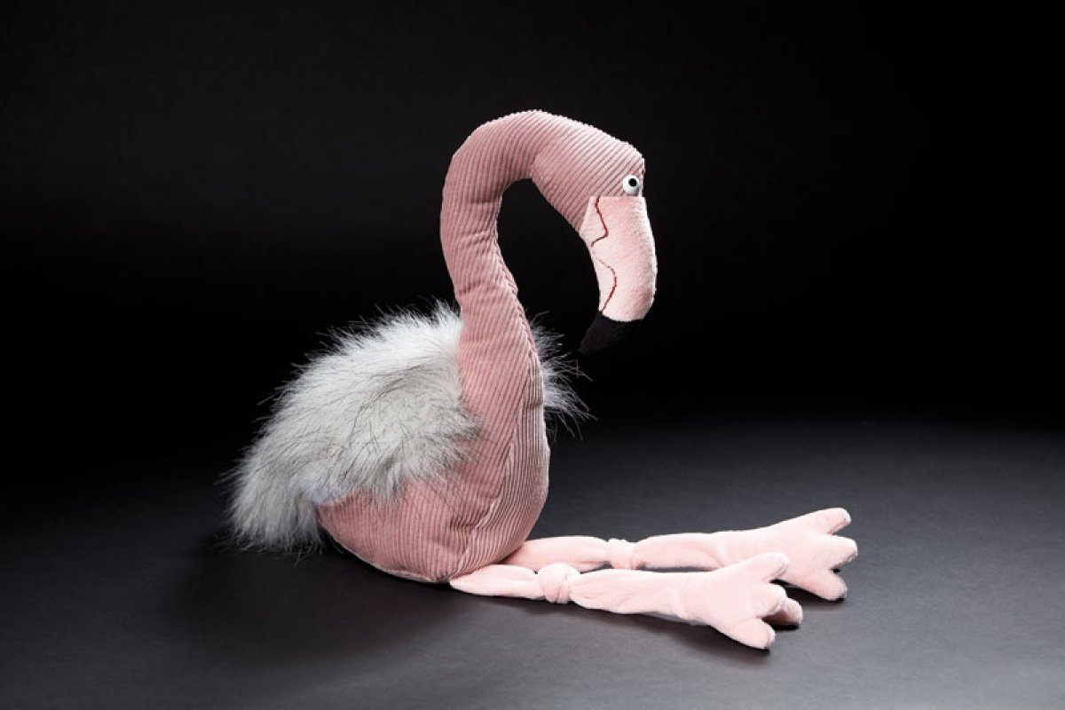 Sigikid Beasts Flamingo miękka zabawka 28 cm 38340SK - obrazek 4