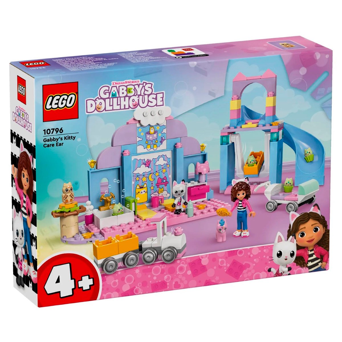 Domek dla lalek Gabby Lego 10796 Miniaturowy pokój dziecięcy dla kotów