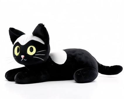 Czarny kotek z białymi łatkami - obrazek 2